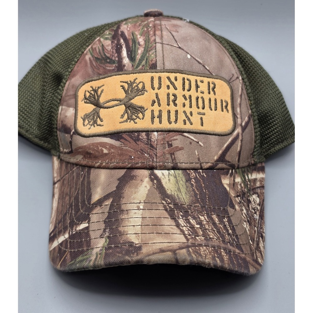 Under Armour OSFA Camo Trucker Hat Under Armour Hunt Realtree Mesh Snapback Cap